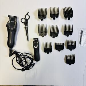 Wahl HairCut Combo Haircutting Kit - 14 Pieces. Clean! Works. Tested.
